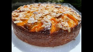 Amaretto Peach Ricotta Cake [upl. by Kera]