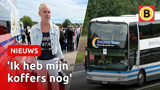 Drukte op het vliegveld Dan maar met de bus  Omroep Brabant [upl. by Cirilla]