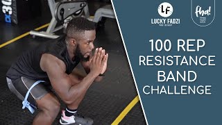 100 Rep Resistance Band Challenge [upl. by Eylhsa]