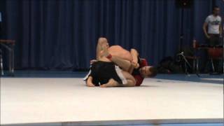 ADCC European Championship 2011 989kg Tomasz Narkun vs Mikael Knutsson [upl. by Meean]