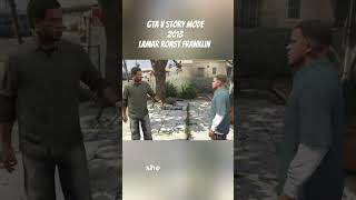 Lamar roast franklin 2013 vs 2021gta gta5 [upl. by Hazelton914]