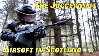 Airsoft Juggernaut at Section8 Scotland [upl. by Beniamino]