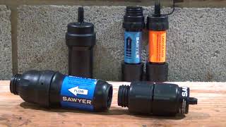 Sawyer Water Filter comparison plus 2 new models for 2018 [upl. by Ybsorc]