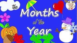 The Months of the Year Song [upl. by Juli]