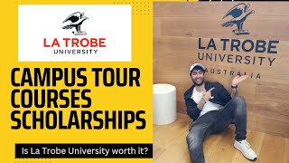 La Trobe University Vlog  La Trobe University Campus Tour  LTU Scholarships  LTU Bundoora Campus [upl. by Pulchi507]