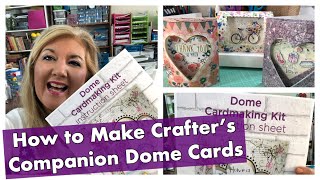 How to Make Crafter’s Companion Dome Cards [upl. by Katushka]