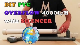 HOW TO DIY Reef Aquarium Overflow Improved PVC Overflow Box120g Reef Tank Setup E6 [upl. by Dnomsed]