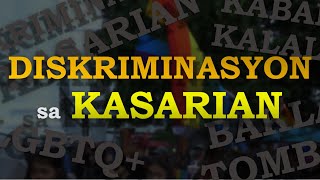 Diskriminasyon sa Kasarian Isyung Pangkasarian  Video Documentary [upl. by Kuhlman]