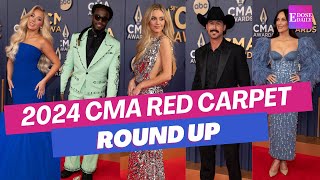 2024 CMA Awards Red Carpet Recap  FASHION Bops amp Flops [upl. by Retsub]