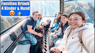 Erster Urlaub mit 4 Kindern amp Hund 😍 Bergbahn fahren amp wandern in Bayern Familien VLOG Mamiseelen [upl. by Artimas]