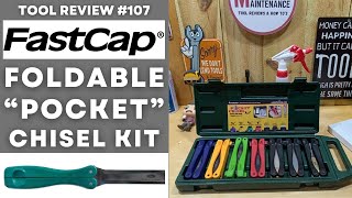 FastCap Foldable quotPOCKETquot Chisel Set  Great Set for the Truck tools carpentry review fastcap [upl. by Anaitit]