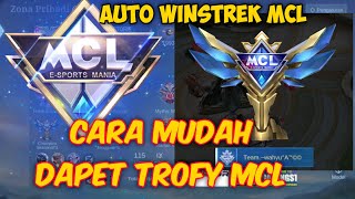 Cara menang solo MCL   mobile legends [upl. by Altman]