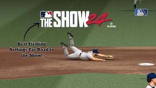 Best Fielding Settings For Road To The Show 24 [upl. by Fiann]