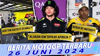 Alasan Aprilia Pilih Bezz 😍Pertamina VR46 Jadi Tim Satelit Utama 🤩 Iannone Sulit Comeback ke Motogp [upl. by Urata]