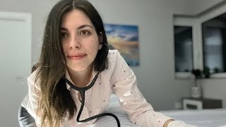 ASMR Full Body Cranial Nerve Exam  Face Attention Nurse Gives You Bedside Medical Check Up [upl. by Satterlee]