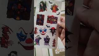 Joker and pokemon sticker howtocreatemyfirstvlog [upl. by Picker543]