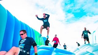 Jump Around  Insane Inflatable 5K Obstacle Preview [upl. by Nadya]