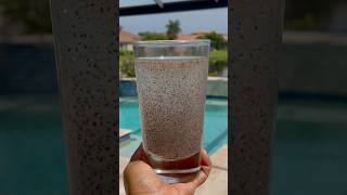 Chia seeds water  Amazing benefits shorts Recipe chiaseeds recipe [upl. by Ekud]