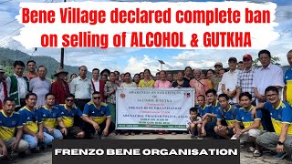 Complete BAN on ALCOHOL amp GUTKHA at BENE area declared by FRENZO BENE ORGANISATION  FNA [upl. by Nariko733]