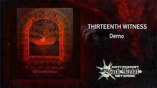 Thirteenth Witness  Thirteenth Witness Demo 2024  Thrash metal black metal [upl. by Gorrono]