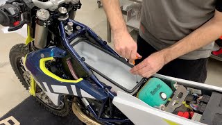 Husqvarna 701 storage kit installation  RADEGARAGE [upl. by Arhsub]