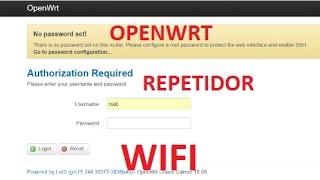 OpenWRT como repetidor Wifi [upl. by Anahsek413]