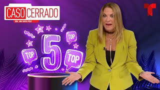 ESPECIAL DE CASO CERRADO los 5 programas más vistos en 2022 [upl. by Uah]