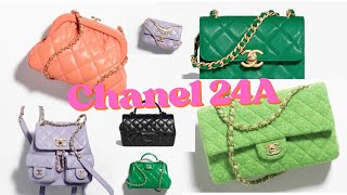 Chanel 2024A Collection  Chanel 24A Metiers DArt Bags  Preview [upl. by Gnuh]