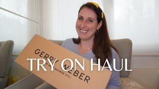 Try On Haul amp Unboxing Gerry Weber Zalando Saldi [upl. by Iblok]