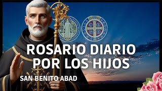 📿PODEROSO Rosario DIARIO POR LOS HIJOS a San Benito ABAD 💫Únete hoy 23 NOVIEMBRE 2024🌹 [upl. by Dnomyaw]