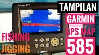 Garmin gps map 585  Fishing  alat mudah mengetahui banyak ikanterumbu karang dan kedalaman laut [upl. by Hgielsel962]