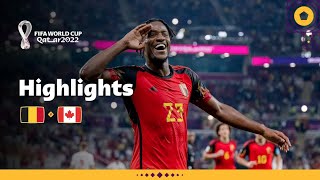 Alphonso Davies v Kevin De Bruyne  Belgium v Canada highlights  FIFA World Cup Qatar 2022 [upl. by Aliehc773]