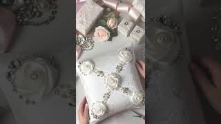 Shabby Chic Crafting DIY Boudoir Pillows Glam Handcrafted shabbychichomedecor pillows shorts [upl. by Lytton240]