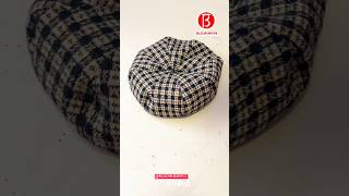 Octagonal beret Sewing Tutorial Part 01 [upl. by Euqinahc]