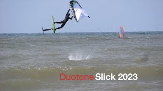 Duotone Slick 2023 WINGfoil Test [upl. by Robson319]