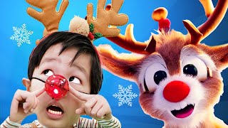 Rudolf the Red Nosed Reindeer Christmas Song  DoReMi Bricks Nursery Rhymes [upl. by Datha]