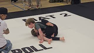 BJJ NoGi Kids  Combat Brothers  2024  ALEC vs REZA  LETS ROLL  30kg 34kg white belt [upl. by Eniawd183]