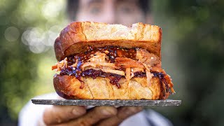 El mejor Sandwich de Pulled Pork de la Historia  Locos X el Asado [upl. by Ruthann]