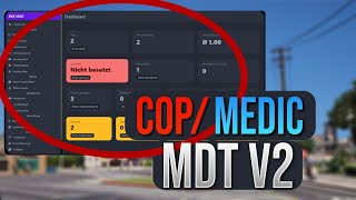 POLICE  MEDIC MDT Script  V2 Update  FiveM für ESX und QB [upl. by Mady]