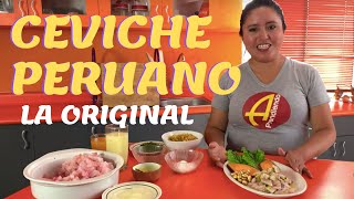 Como Preparar Ceviche Peruano en casa Facil y Rapido [upl. by Einnol]