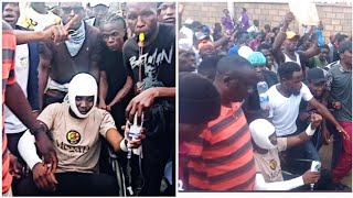 University Student Escape from Hospital Joins GenZ anti Ruto Protests [upl. by Idnat]