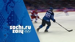 Ice Hockey  Mens QuarterFinal  Finland v Russa  Sochi 2014 Winter Olympics [upl. by Eckardt541]