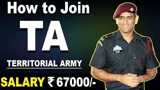 How to join Territorial Army  TA  in Indian Army   TA Army Officers Selection  Defence Gyan [upl. by Adallard]