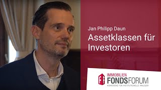 Assetklassen für Investoren Jan Philipp Daun  VideoStatement [upl. by Ledda]