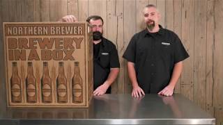 How to Homebrew with Northern Brewer Deluxe Home Brewing Starter Kit [upl. by Atinnor]