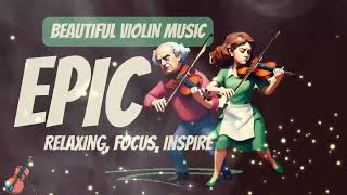 VIOLIN MUSIC BEAUTIFUL  Relaxing Focus Inspire  Work Sleep Study [upl. by Nivlen]