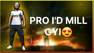 PRO ID MILL GYI😍 freefire 100suscriber garenafreefire garena youtube youtubevideo gaming [upl. by Cown]