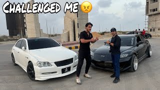 Angry sports car guy challenge me for a race 😡🏎️  RX8 vs Markx  Track seen [upl. by Cathy]