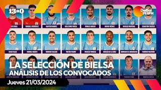 13a0  Análisis de los convocados a la selección uruguaya [upl. by Marelya970]