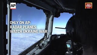 Radar Planes Watch Ukraine war French AWACS Flight Gathers Intelligence For NATO [upl. by Enaej849]